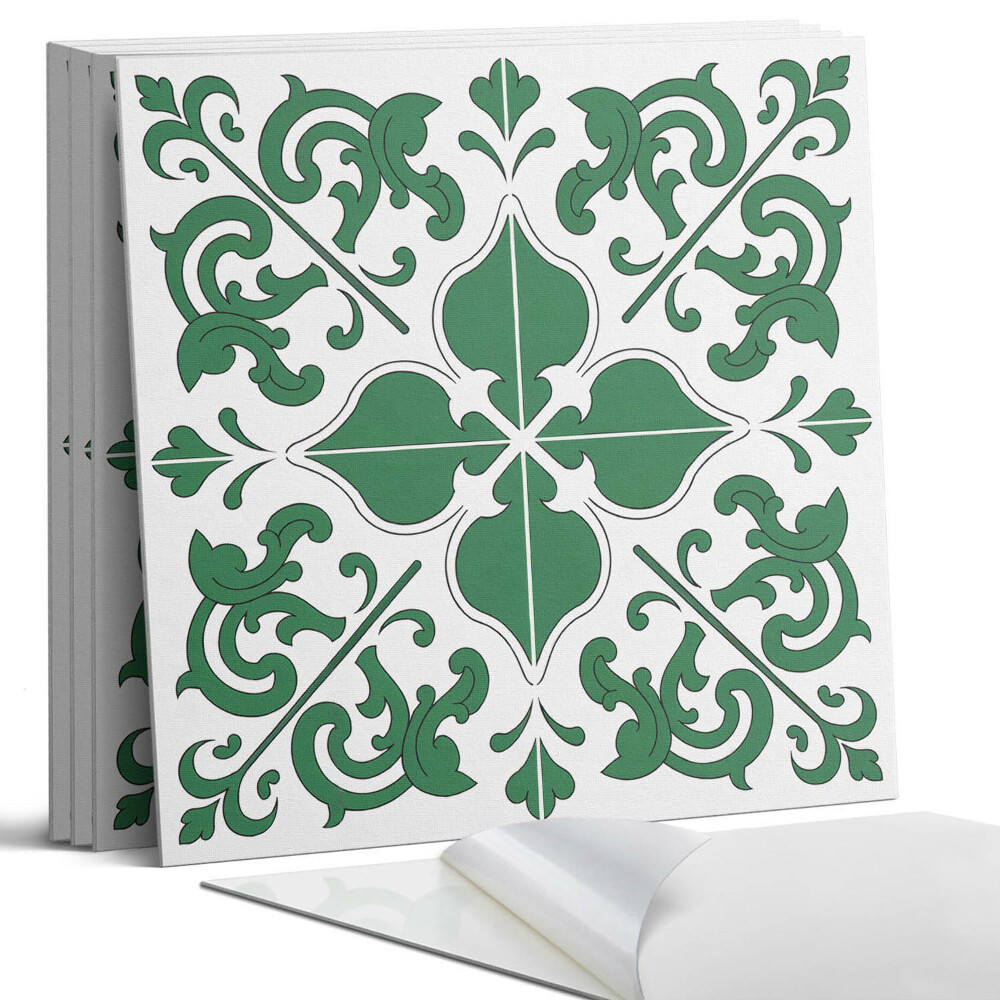 Pvc falburkolat négyzet Növényi minta díszekkel