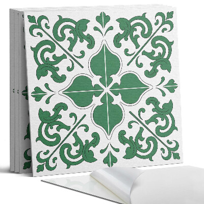 Pvc falburkolat négyzet Növényi minta díszekkel