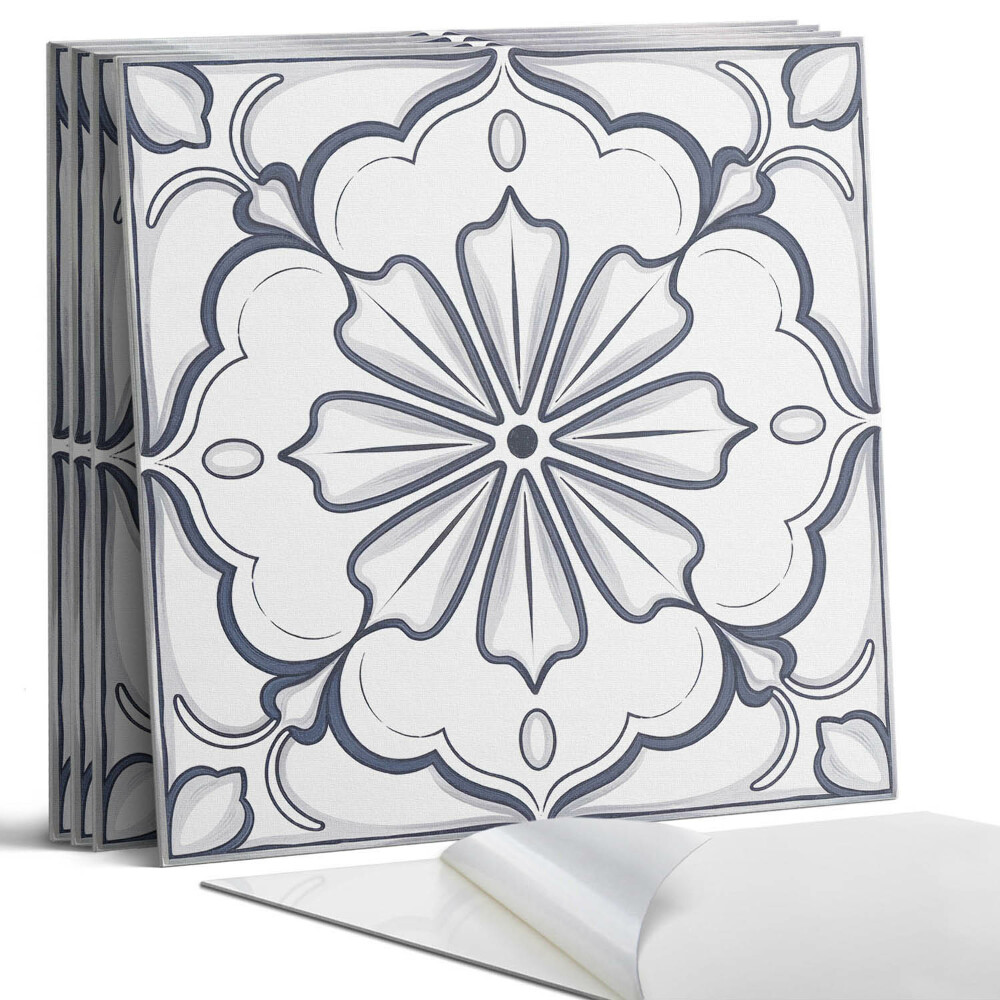 Pvc falburkolat négyzet Virágminta a csempén