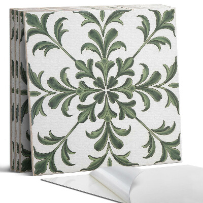 Pvc falburkolat négyzet Növényi motívum a csempén