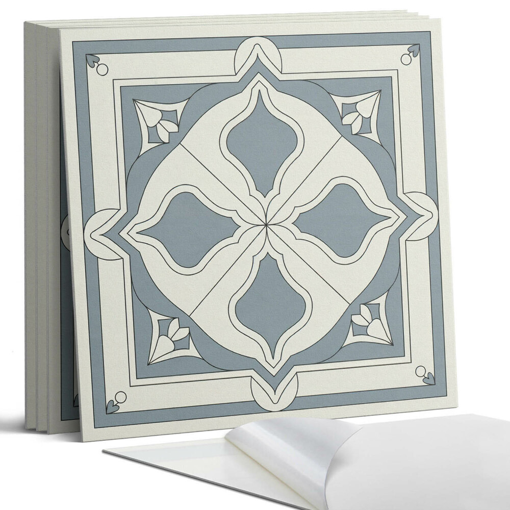 Pvc falburkolat négyzet Virágmintás csempéken