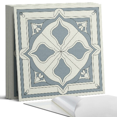 Pvc falburkolat négyzet Virágmintás csempéken