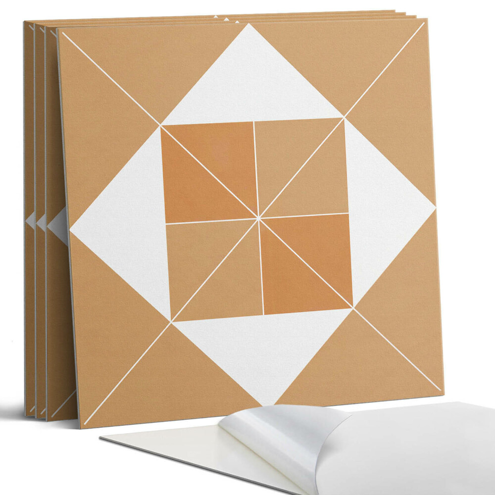 Öntapadó falburkolat négyzet Geometria árnyalatokban