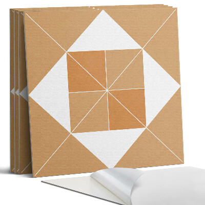 Öntapadó falburkolat négyzet Geometria árnyalatokban