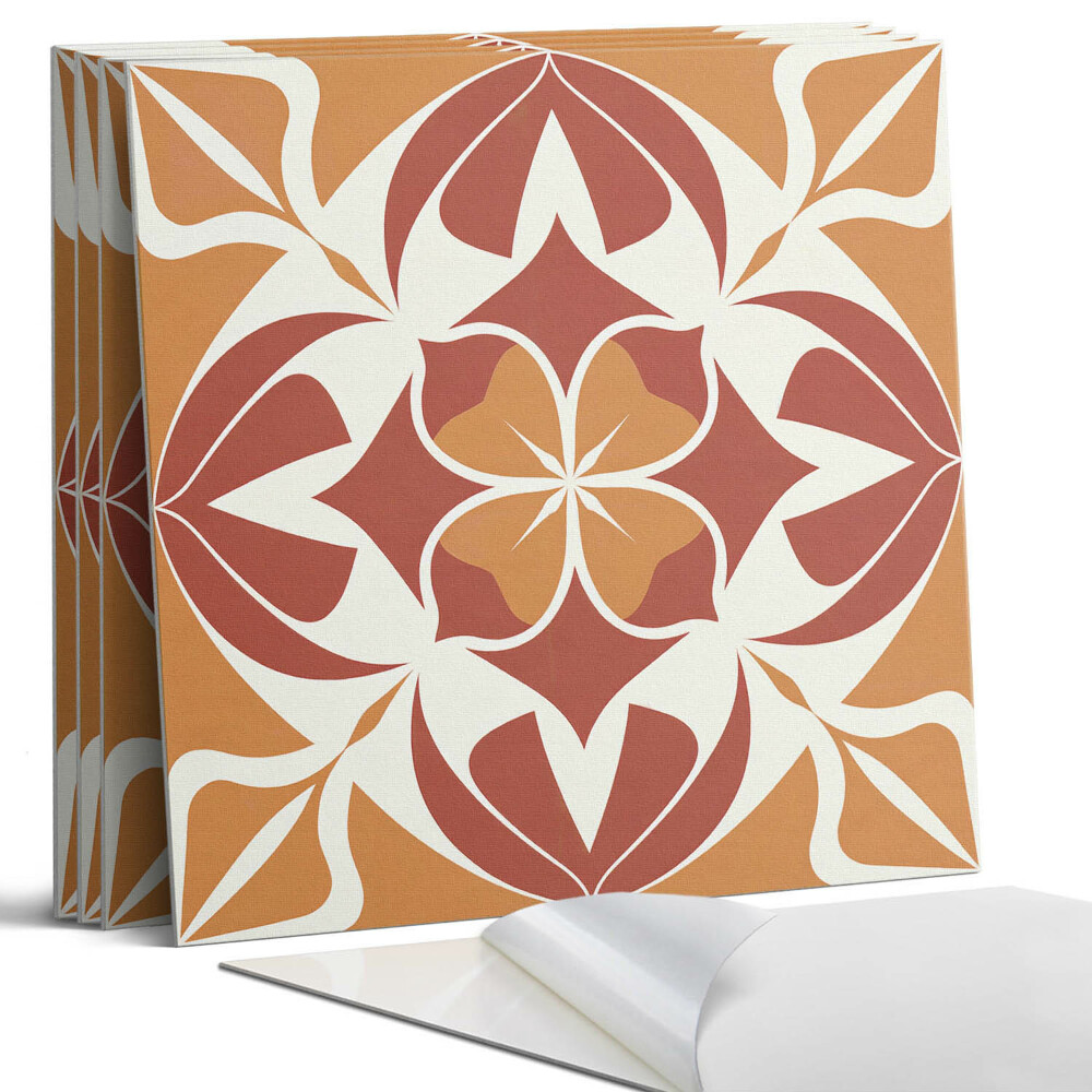 Pvc falburkolat négyzet Szimmetrikus növényi minta