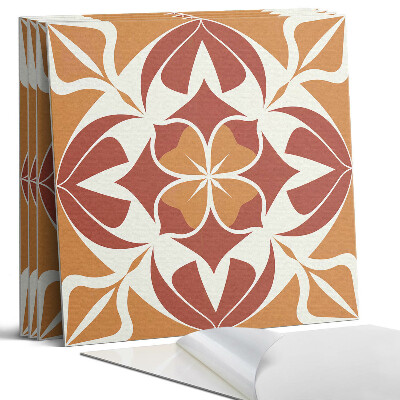 Pvc falburkolat négyzet Szimmetrikus növényi minta