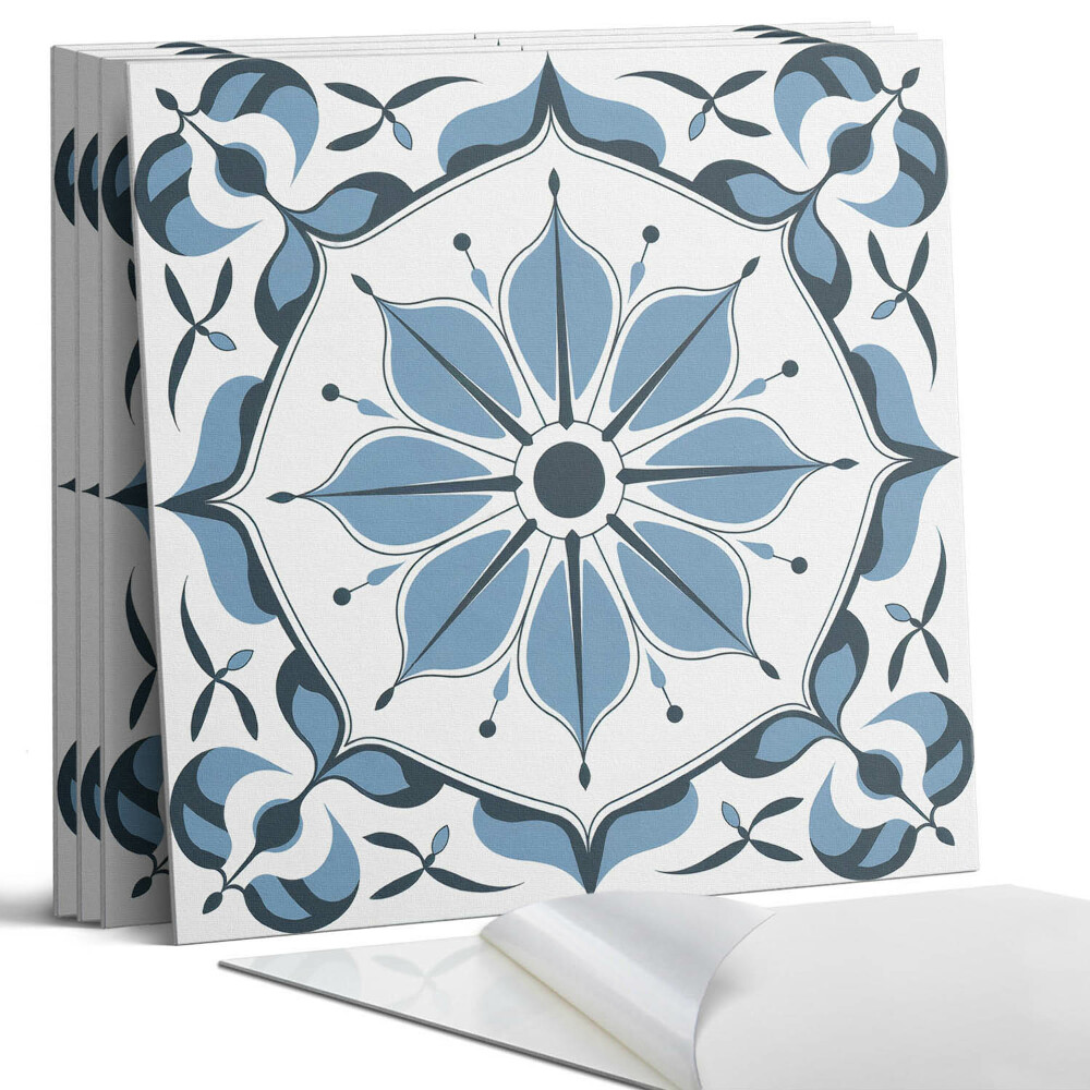 Pvc falburkolat négyzet Virágminta részletekkel