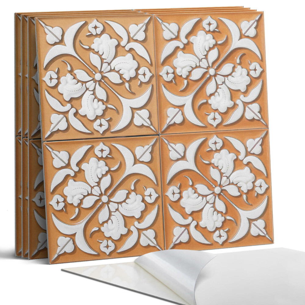 Pvc falburkolat négyzet Virágmotívumos minta