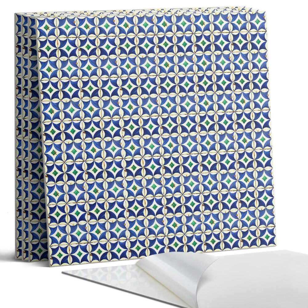 Falpanel négyzet Geometrikus csempeminta