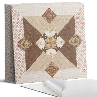 Öntapadó falburkolat négyzet Mozaikminta díszekkel