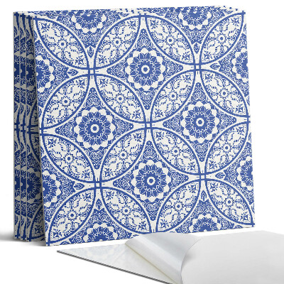 Öntapadó falburkolat négyzet Virágmintás minta