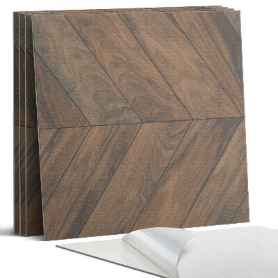 Falpanel négyzet Halszálkás deszkaminta