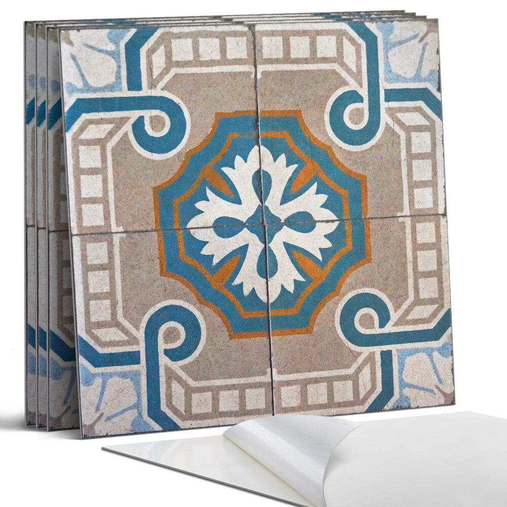 Pvc falburkolat négyzet Mozaikminta díszekkel