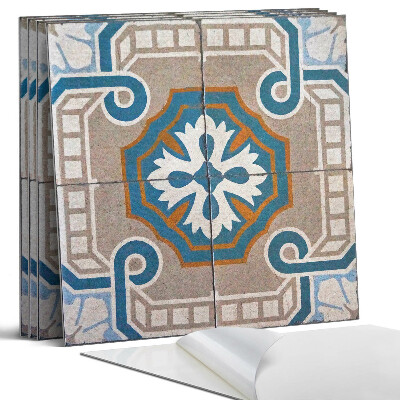 Pvc falburkolat négyzet Mozaikminta díszekkel