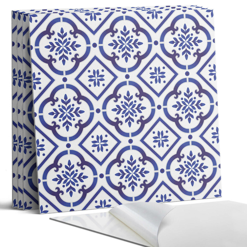 Öntapadó falburkolat négyzet Csempe minta díszekkel