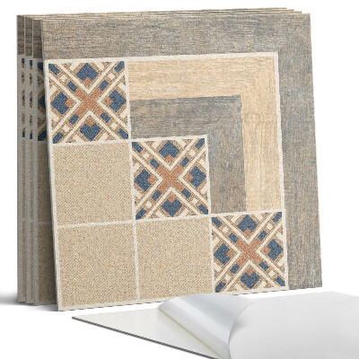 Falpanel négyzet Geometriai minták a csempéken