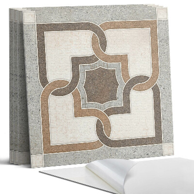 Öntapadó falburkolat négyzet Geometrikus csempeminta