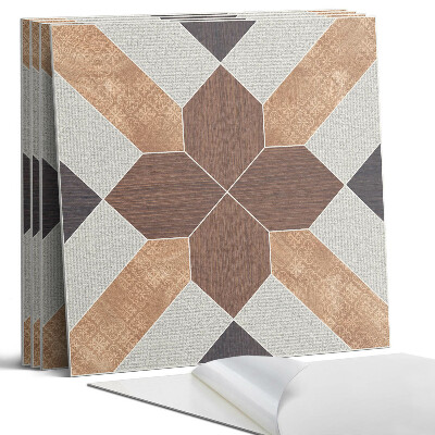 Falpanel négyzet Geometrikus minta motívummal