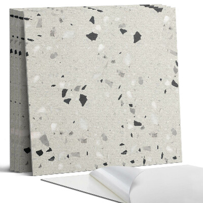 Falpanel négyzet Minta apró töredékekkel