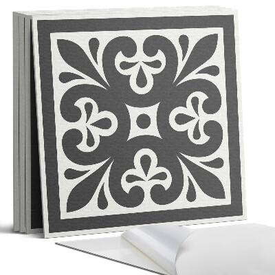 Falpanel négyzet Elegáns motívumokkal díszített minta