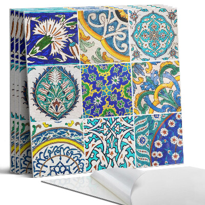 Öntapadó falburkolat négyzet Kerámia minták mozaikban