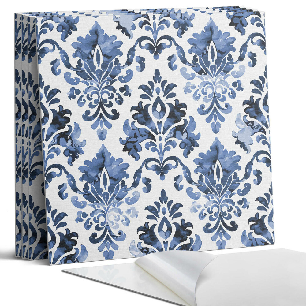 Öntapadó falburkolat négyzet Virágmintás barokk stílusban