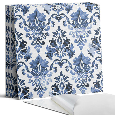 Öntapadó falburkolat négyzet Virágmintás barokk stílusban