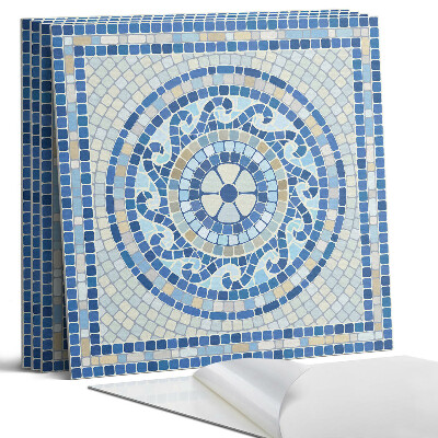 Falpanel négyzet Mozaik az ég árnyalataiban