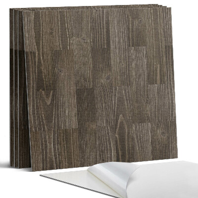 Öntapadó falburkolat négyzet Fa deszka minta