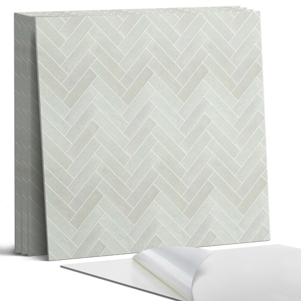 Öntapadó falburkolat négyzet Halszálkás minta