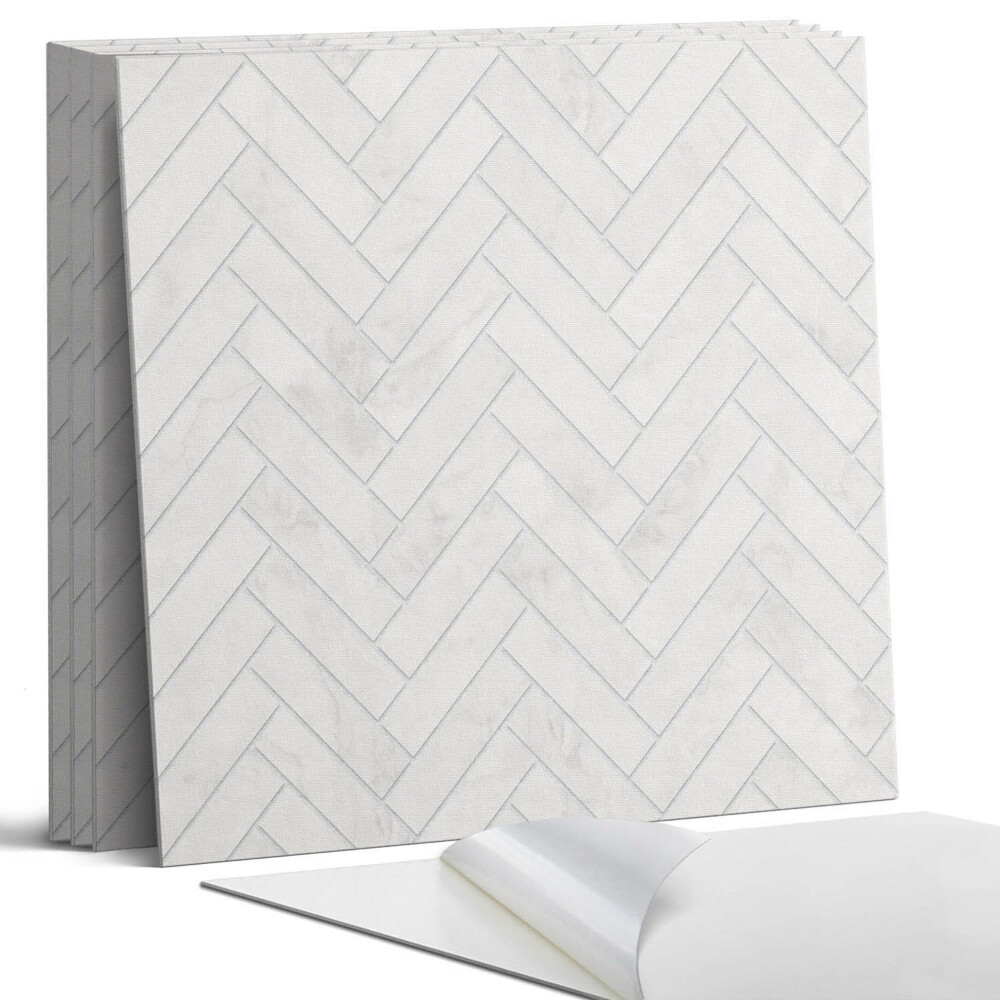 Falpanel négyzet 3D halszálkaminta