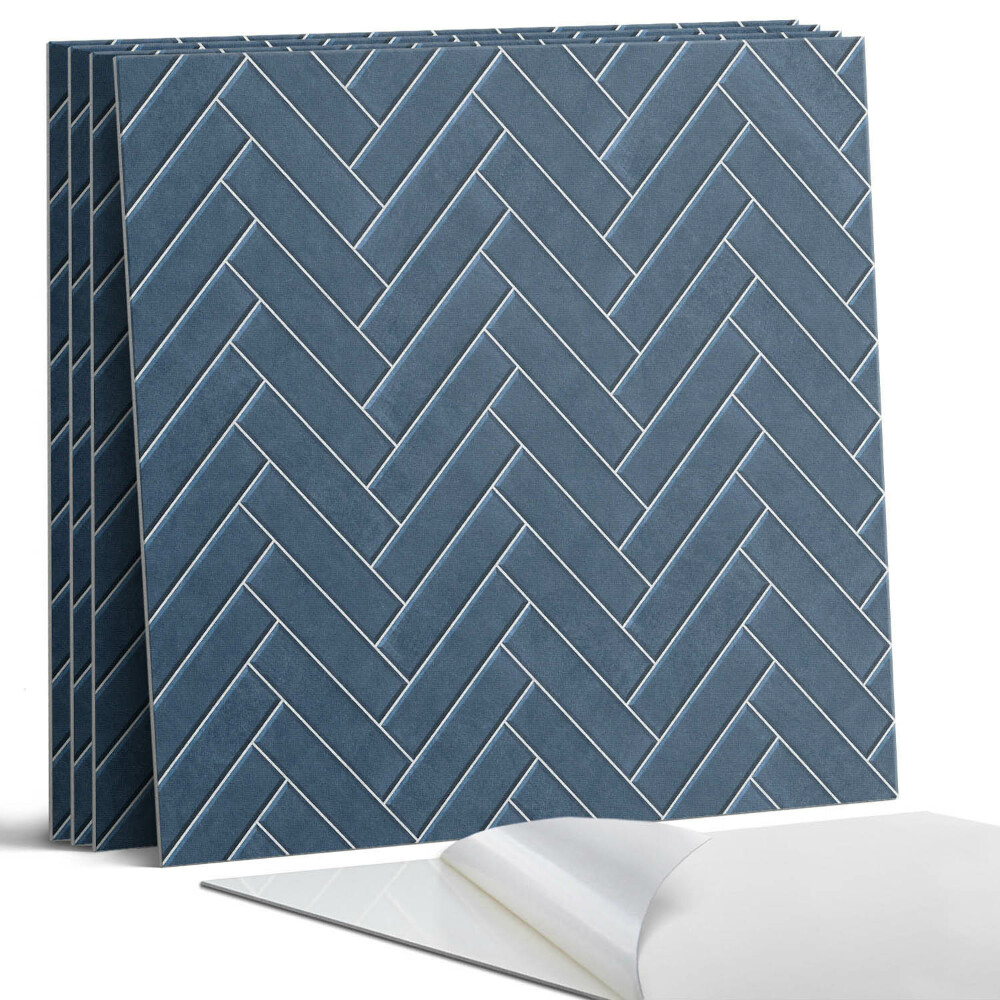 Öntapadó falburkolat négyzet Halszálkás minta