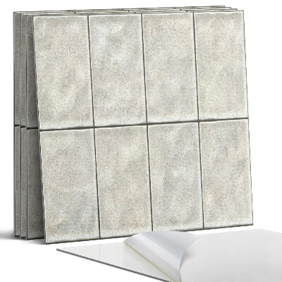 Falpanel négyzet Világos 3D függőleges csempék