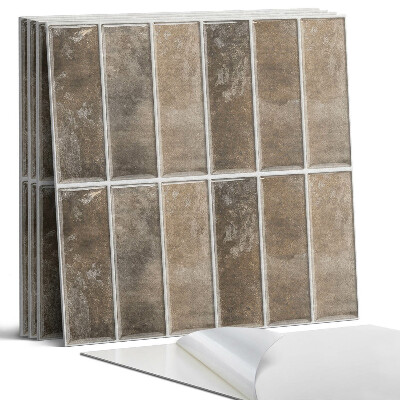 Pvc falburkolat négyzet Függőleges csempe bordák