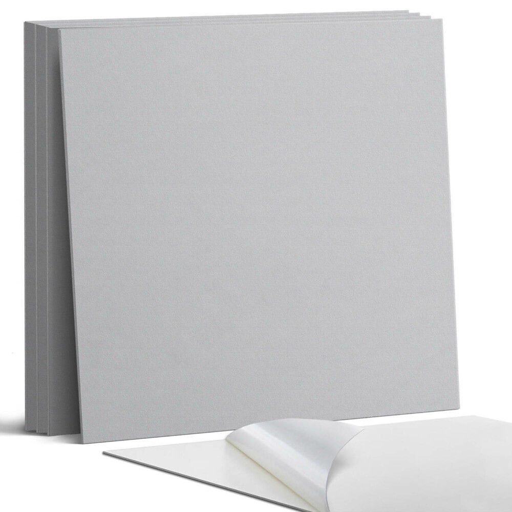 Öntapadó falburkolat négyzet Szín Világosszürke