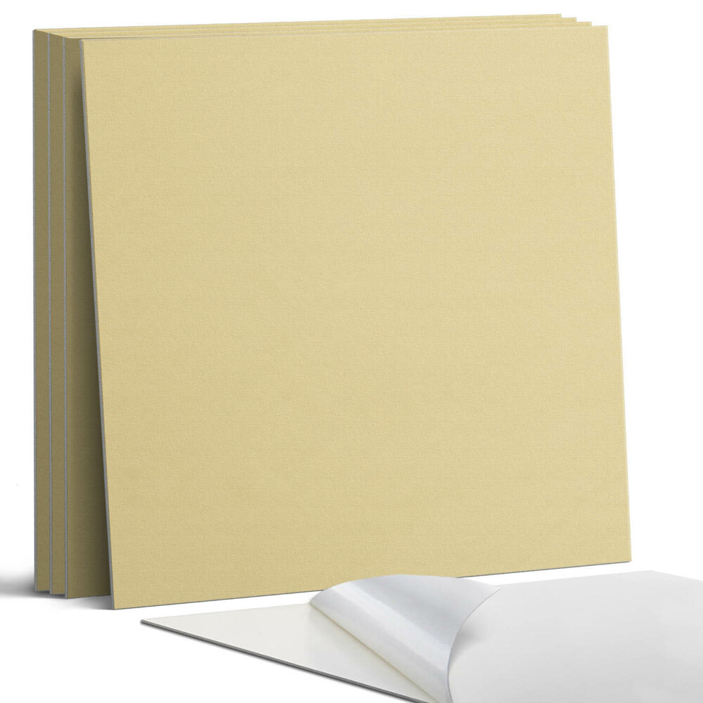 Pvc falburkolat négyzet Pasztell sárga szín