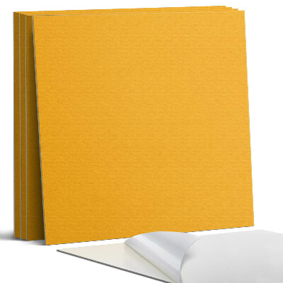 Öntapadó falburkolat négyzet Világos narancssárga színű