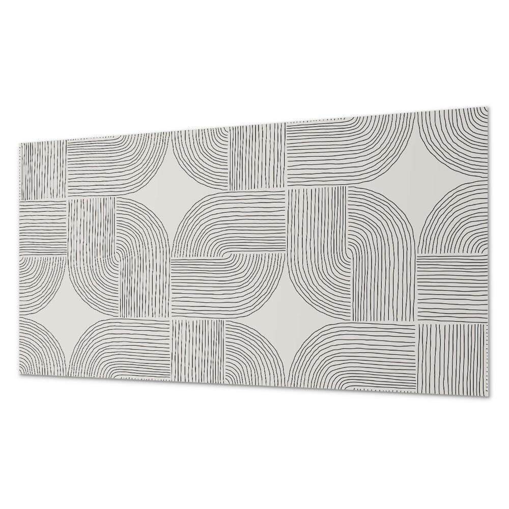 Dekorpanel falra Stilizált formák geometrikus sorrendben