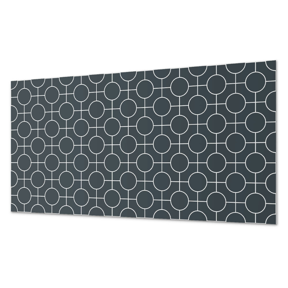 Pvc falpanel Körök és vonalak mintázata a geometriában