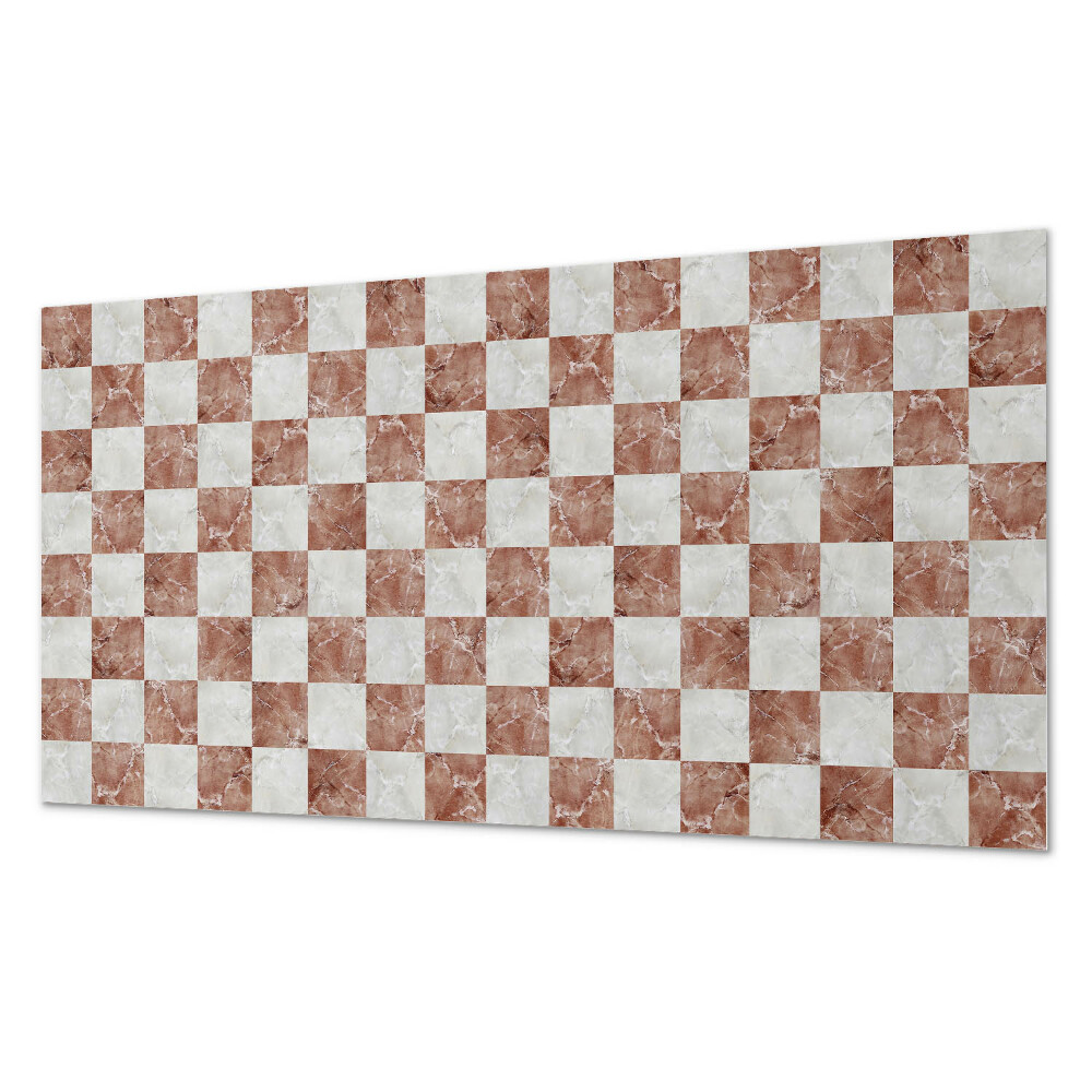 Pvc falpanel Márvány sakktábla elegáns stílusban