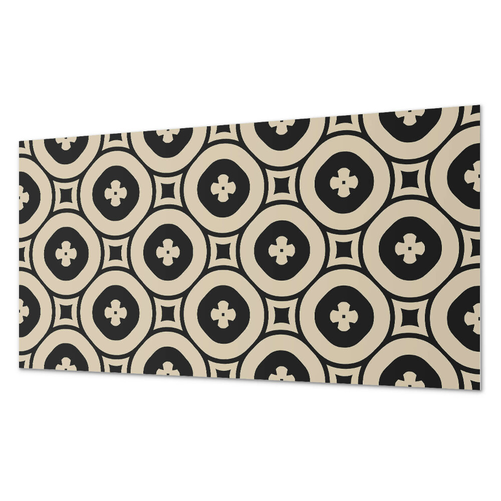 Dekorpanel falra Négyzet alakú geometriai alakzatok mintája