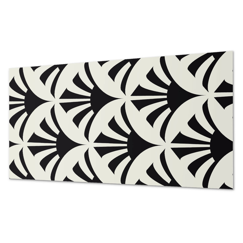 Pvc falpanel Zöld díszítések absztrakt stílusban