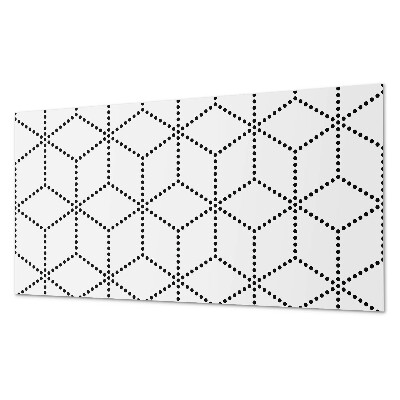 Pvc falburkolat Hatszögletű pont motívum