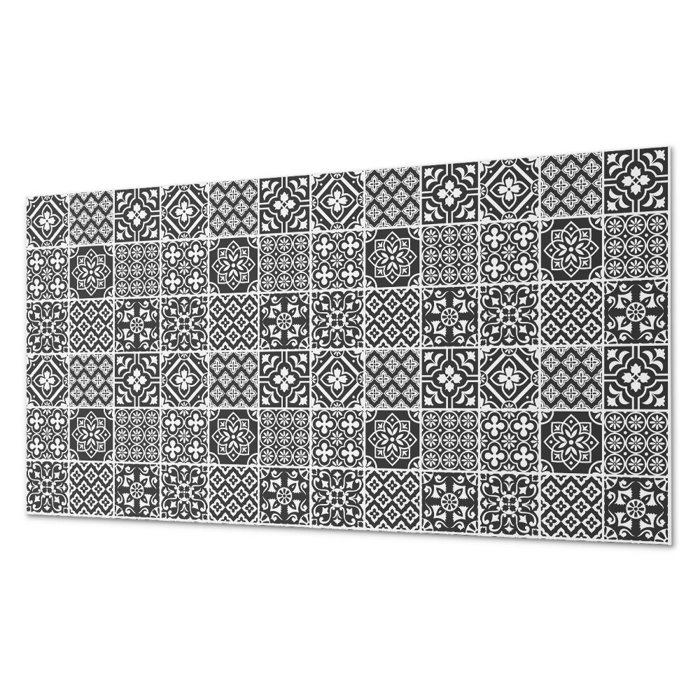 Dekorpanel falra Geometriai motívumok a csempékben