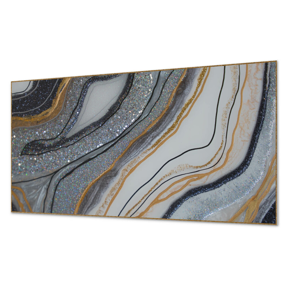 Dekorpanel falra Absztrakt hullámok fényhatással