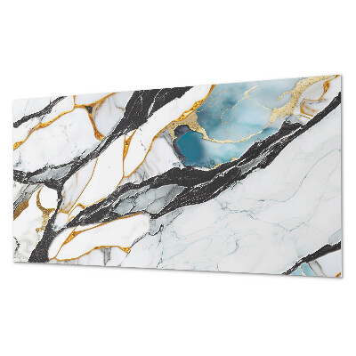 Dekorpanel falra Márványminta erekkel