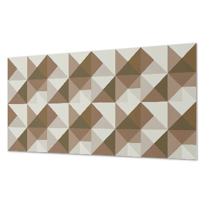 Pvc falpanel Háromszög geometria modern stílusban