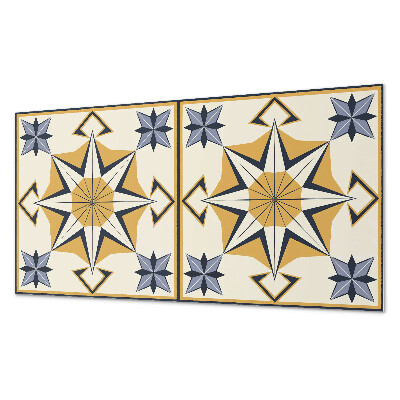 Pvc falburkolat Iránytű minta csillagokkal