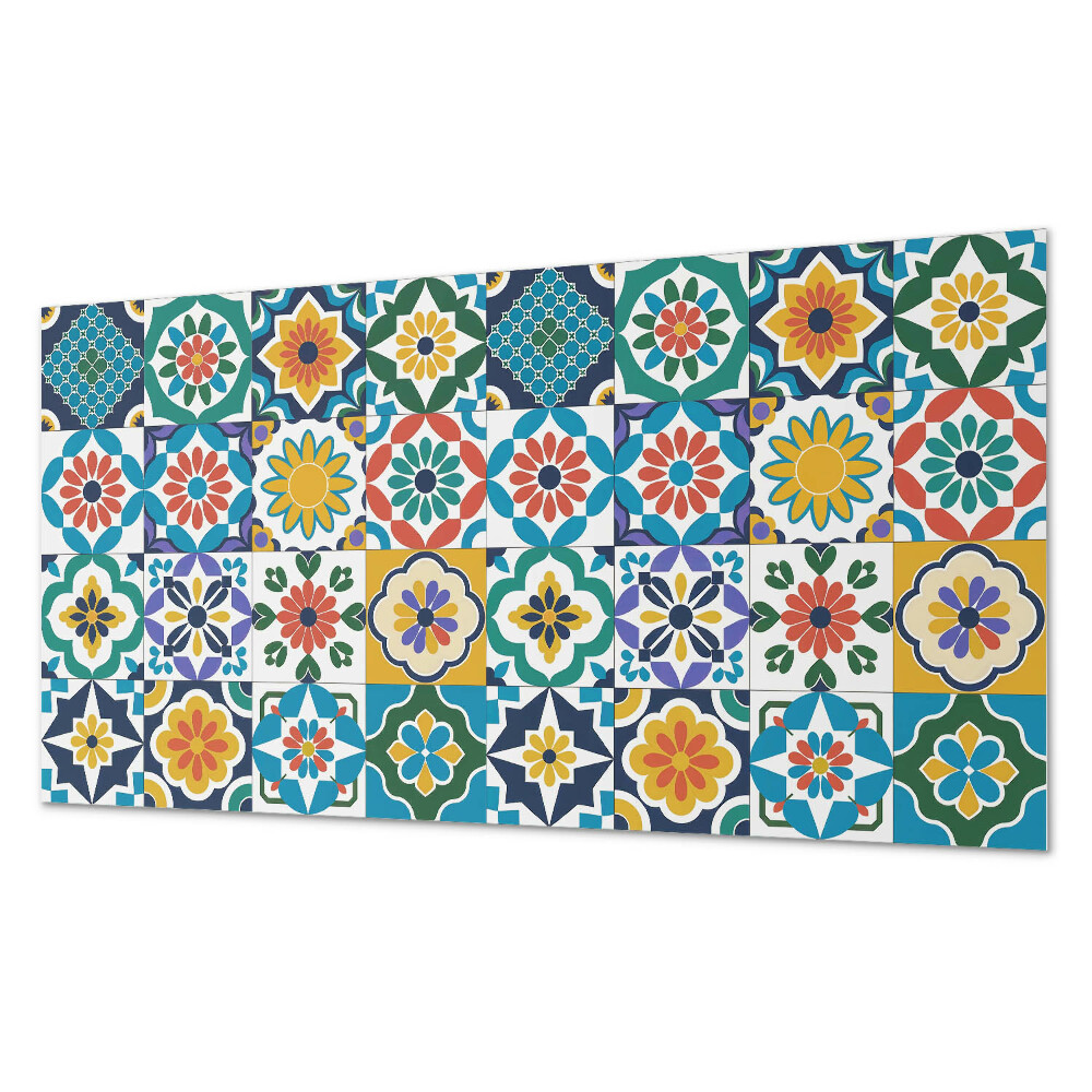 Dekorpanel falra Virág- és geometrikus kompozíciók