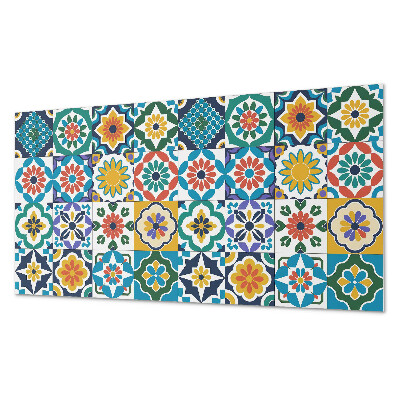 Dekorpanel falra Virág- és geometrikus kompozíciók